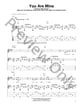 You Are Mine Guitar and Fretted sheet music cover